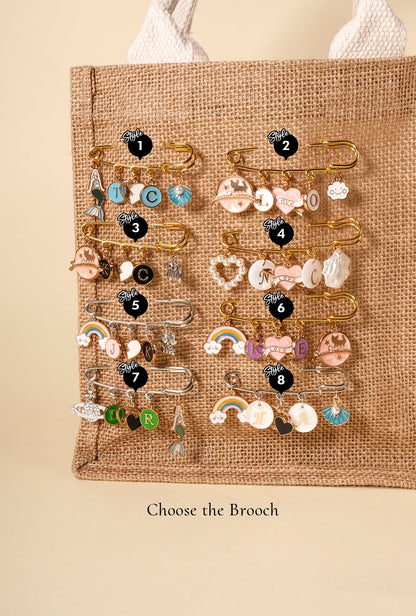 Custom Charm Brooch