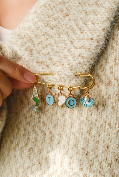 Custom Charm Brooch