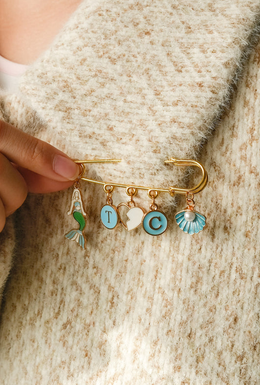 Custom Charm Brooch