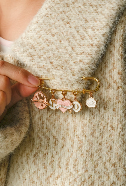 Custom Charm Brooch
