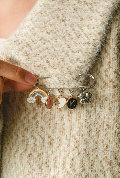 Custom Charm Brooch