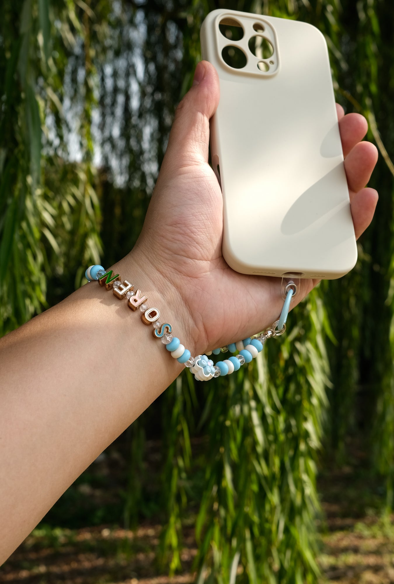 Personalized Pearl Phone Strap