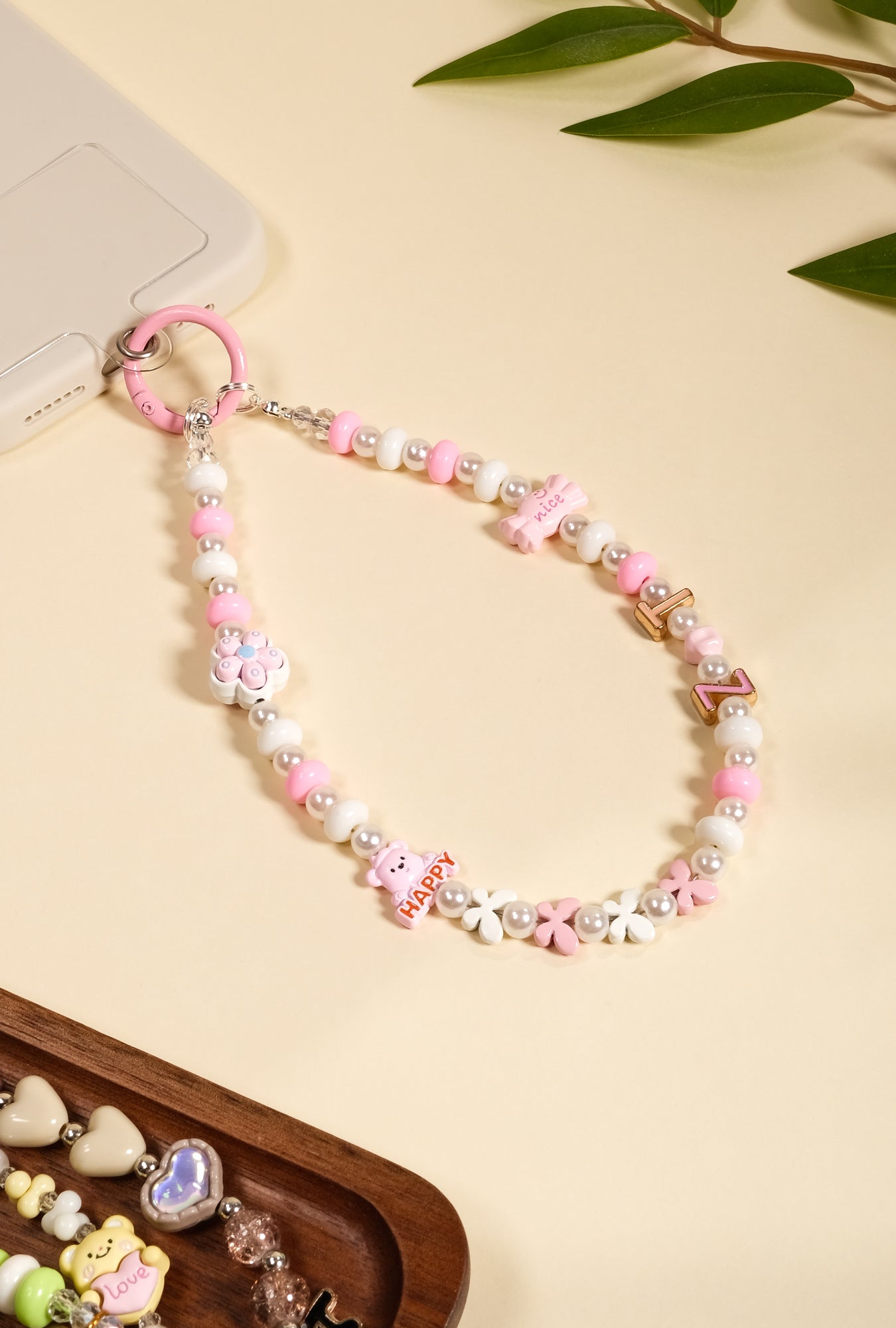 Personalized Pearl Phone Strap