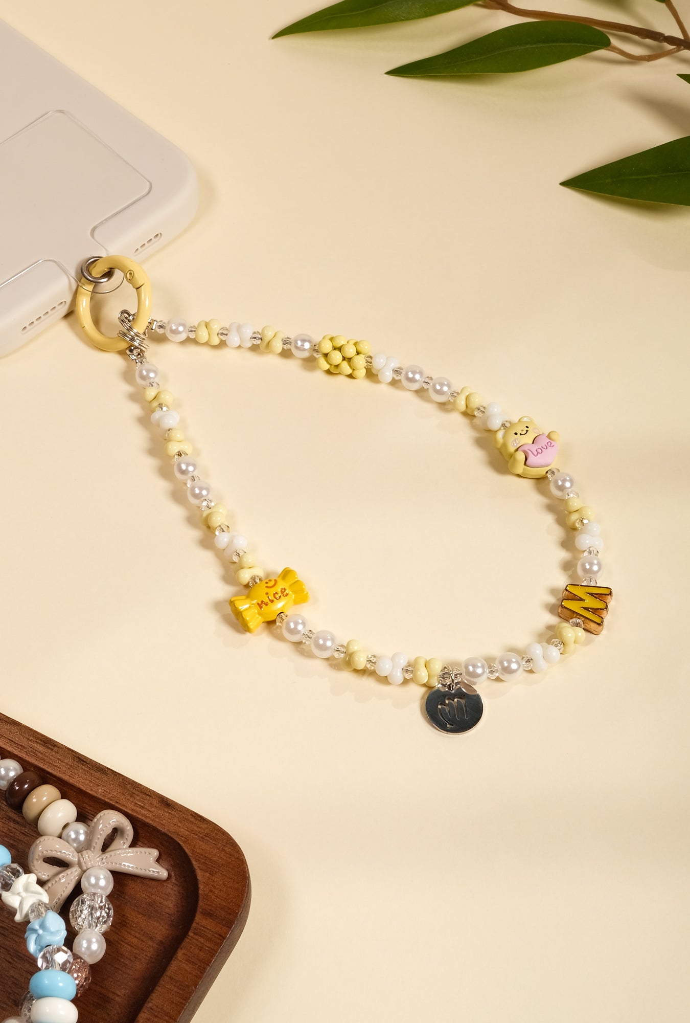 Personalized Pearl Phone Strap